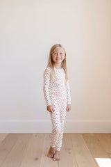 PREORDER PJ Set in Cranberry Dot