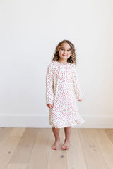 PREORDER Wendy Dress in Cranberry Dot
