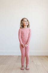 PREORDER PJ Set in Holiday Stripe