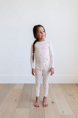 PREORDER PJ Set in Cranberry Dot