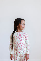 PREORDER PJ Set in Cranberry Dot