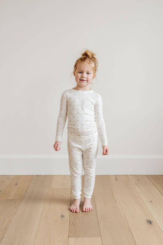 PJ Set in Garden Trellis