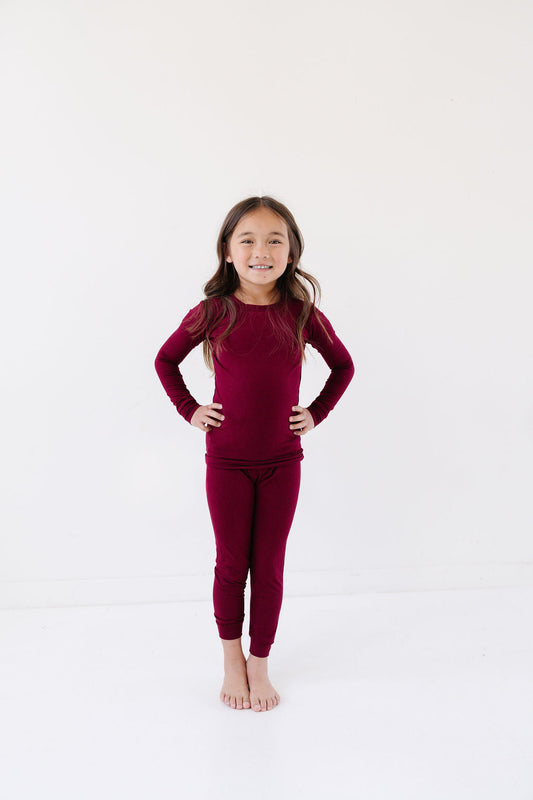 PJ Set in Burgundy