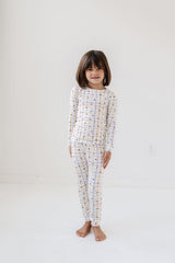 PJ Set in Spooky Grid