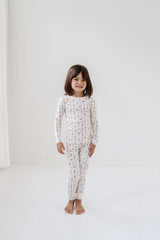 PJ Set in Spooky Grid