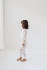 PJ Set in Spooky Grid