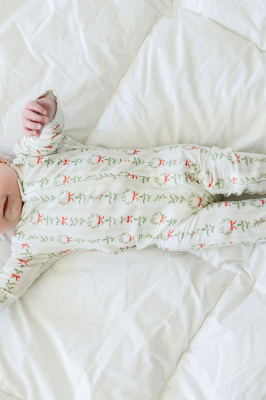 Baby Zip-Up in Holiday House
