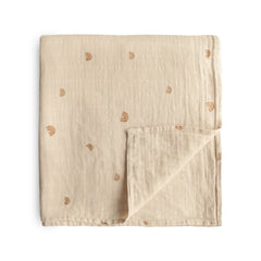Organic Cotton Muslin Swaddle Blanket