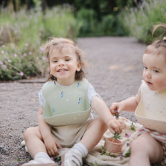 Bluey x Mushie Silicone Baby Bib