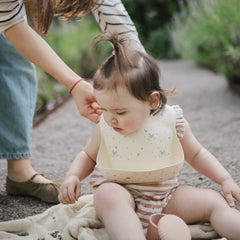 Bluey x Mushie Silicone Baby Bib