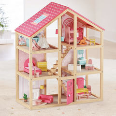 Tiny Land® Sweetwood Dollhouse without Dolls